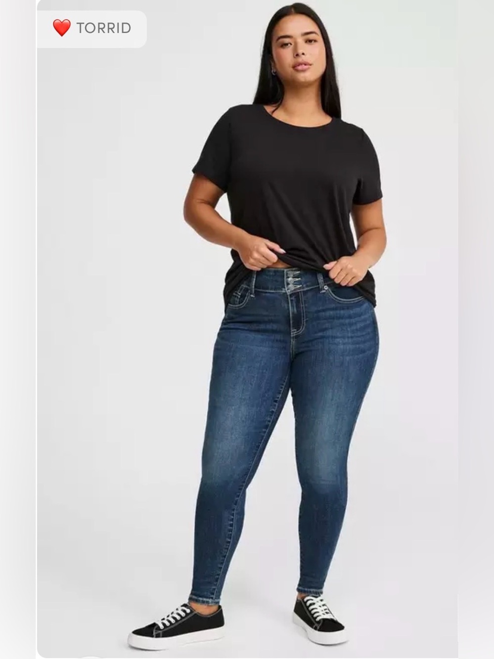 torrid Super Soft Dark Blue High-Rise Jeggings, 26W